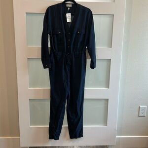 Lou & grey navy blue‎ modal blend jumpsuit M NWT